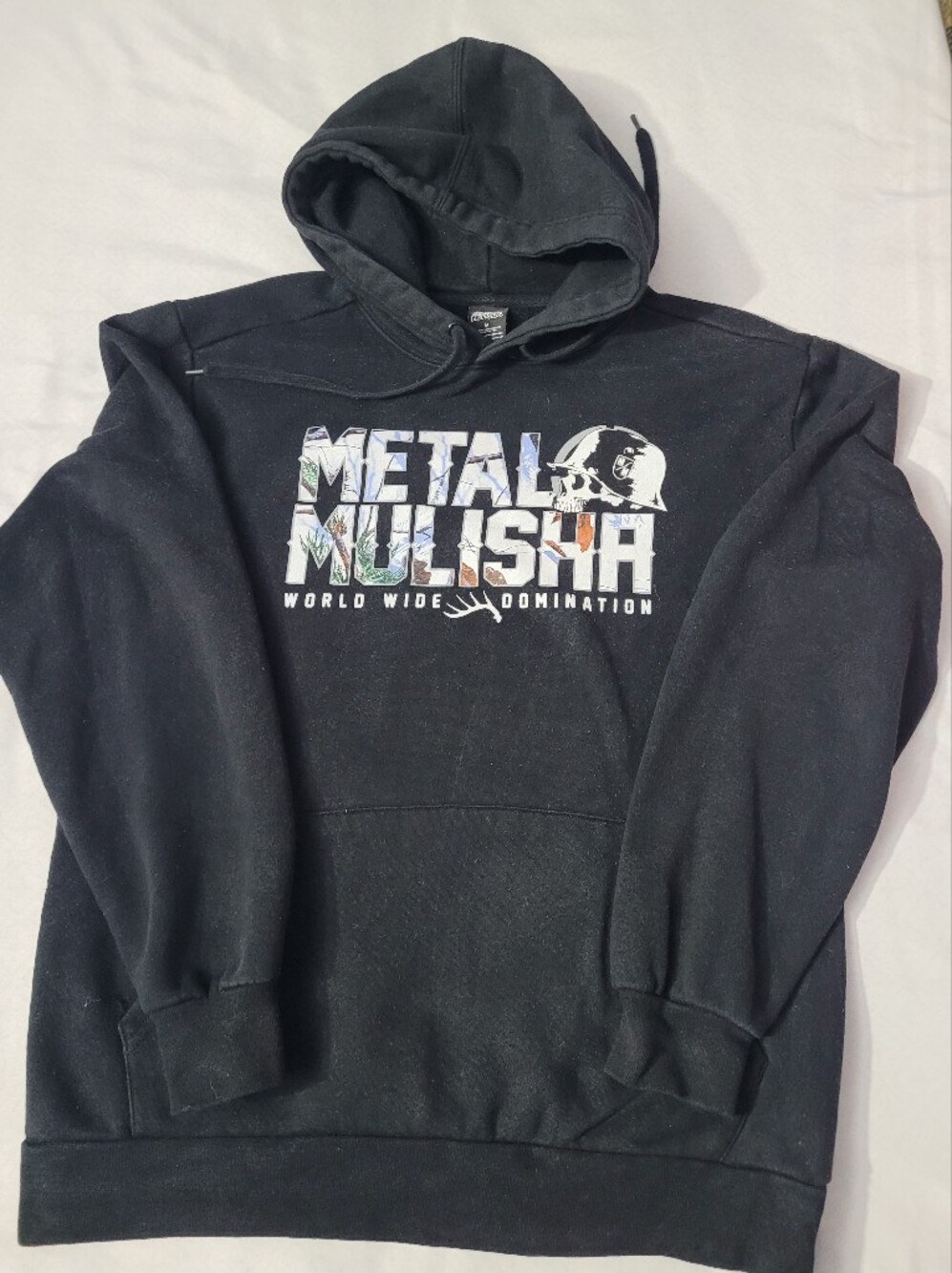 Metal Mulisha Black Graphic Hoodie - World Wide Domination